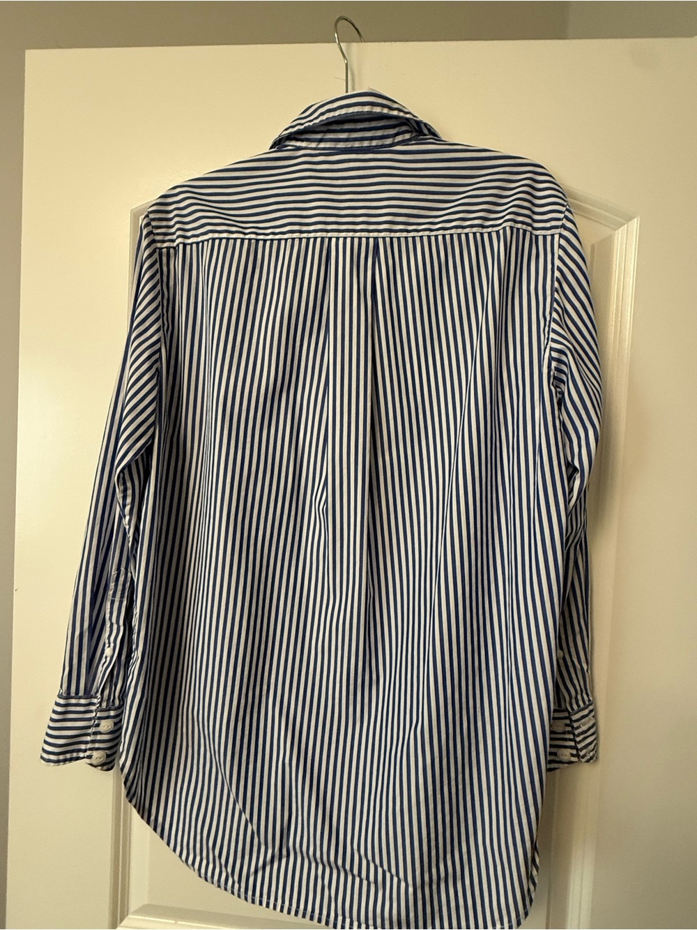 rag & bone ICONS Maxine Stripe Button-Up Shirt – Blue/White – Medium - Picture 10 of 12